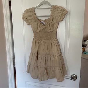 ruffled summer dress